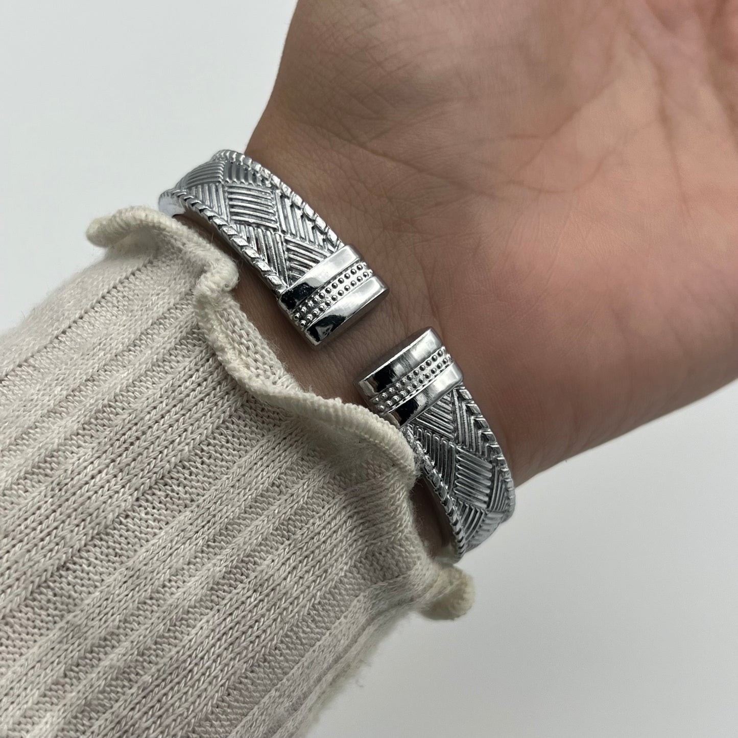 Detailed Silver-Toned Watch