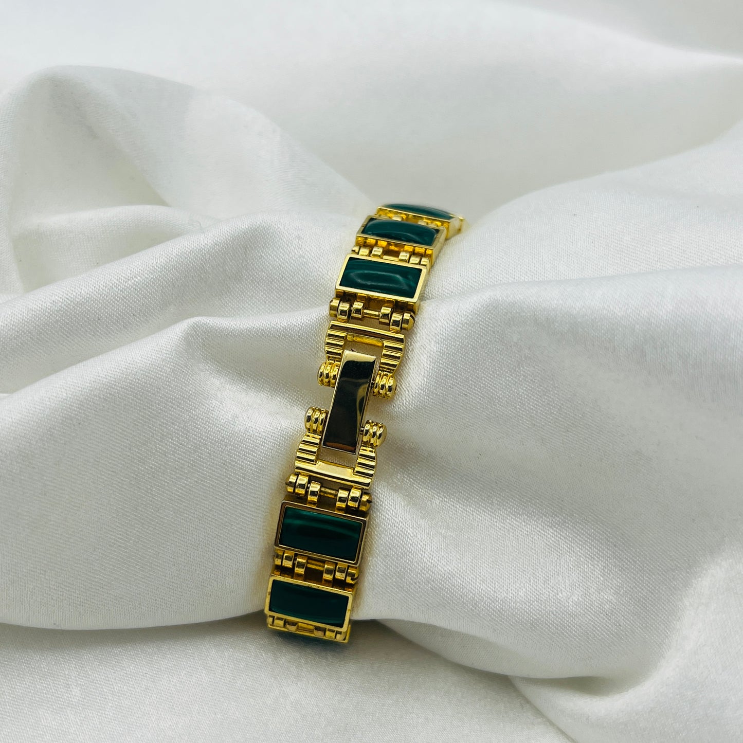 Forest Green Gemstone Watch