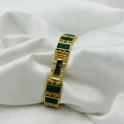 Forest Green Gemstone Watch