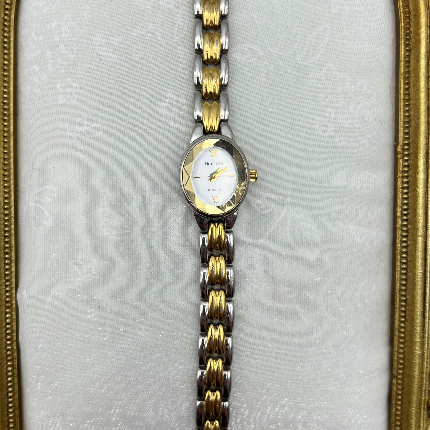 Two-Tone Bezeled Watch