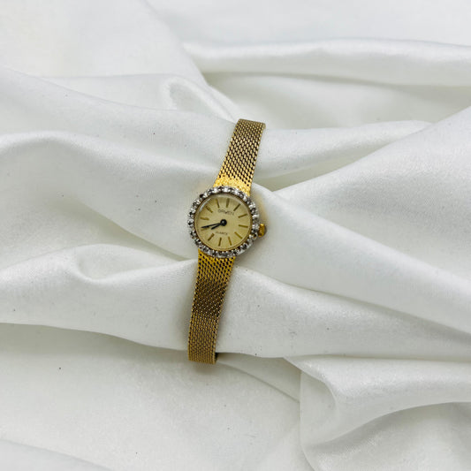 Dainty Gold Round Watch