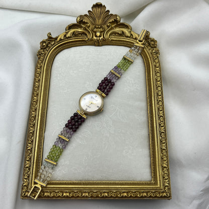 Multi-Colored Mother of Pearl Watch