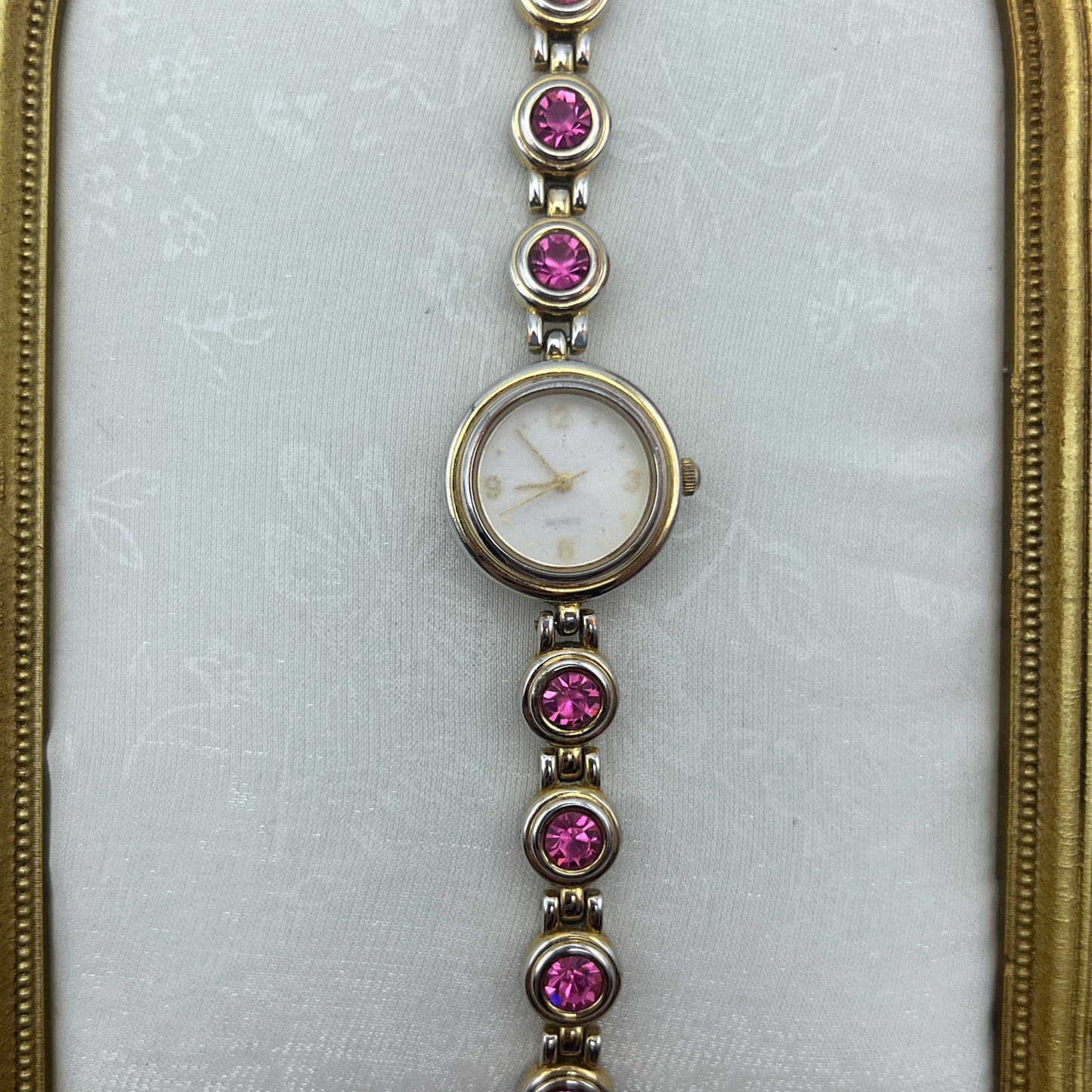 Pink Gemstone Watch