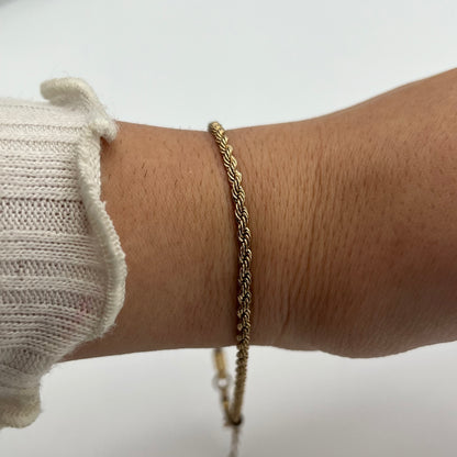 Gold-Toned Rope Bracelet