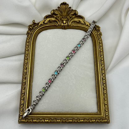 Multi-Colored Gemstone Bracelet