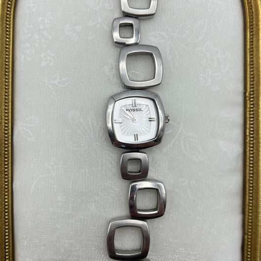 Unique Square Fossil Watch