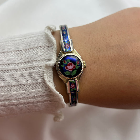 RARE Flower Peek-a-boo Watch