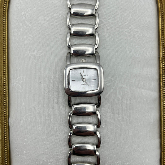 Unique Silver-Tone Watch