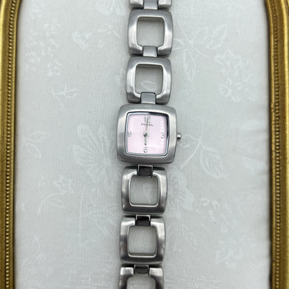 Baby Pink Fossil Watch