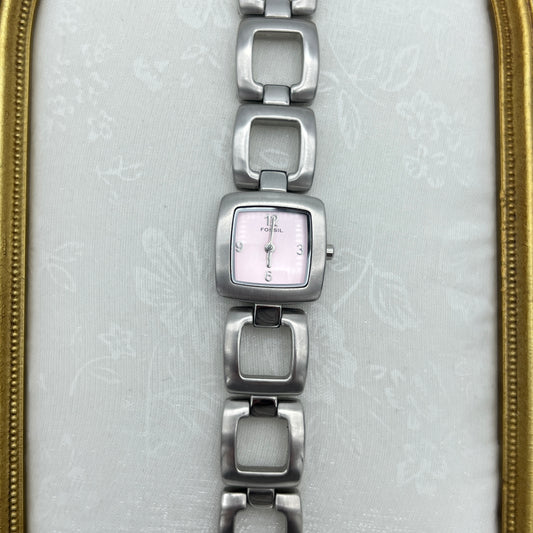 Baby Pink Fossil Watch