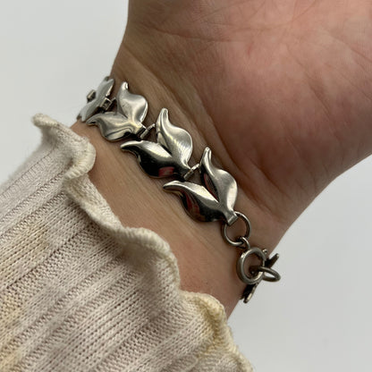Cute Silver-Toned Bracelet