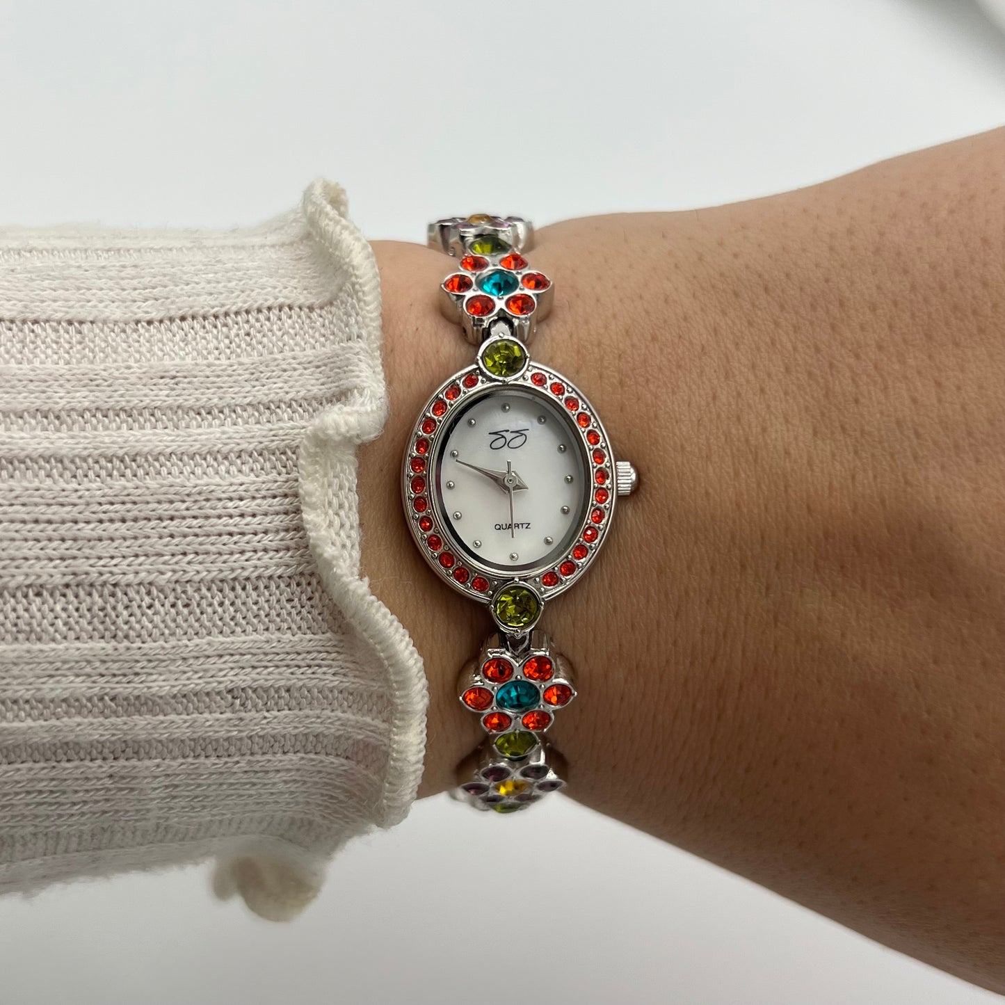 Colorful Flower Watch