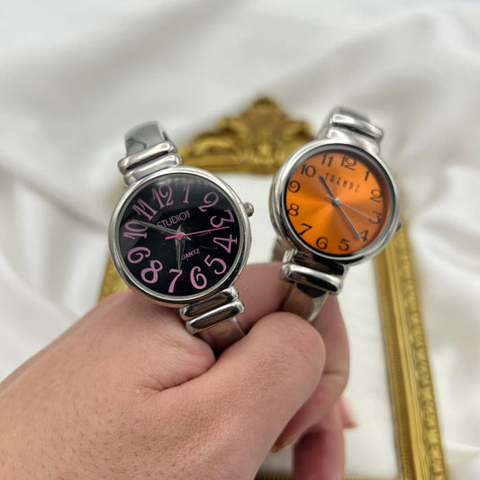 Colorful Dial Cuff Watches