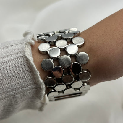 Silver-Tone Bracelet Watch