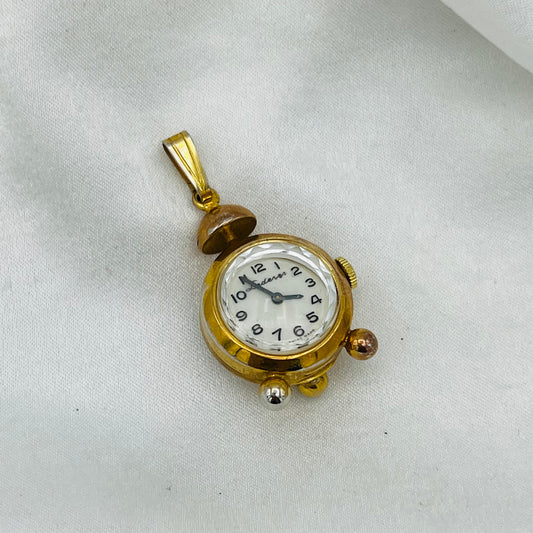 RARE Alarm Clock Watch Pendant