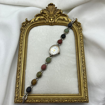 Multi-Colored Scarab Watch