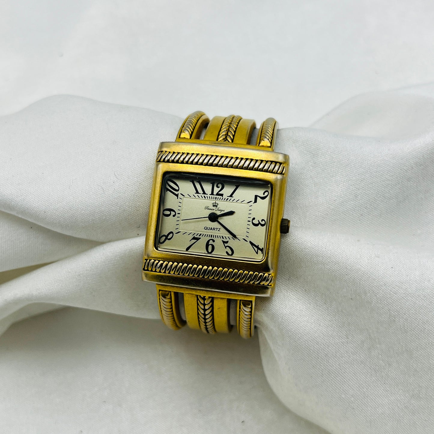 Gold-Toned Cuff Watch