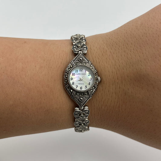 Art Deco Heart Strap Watch