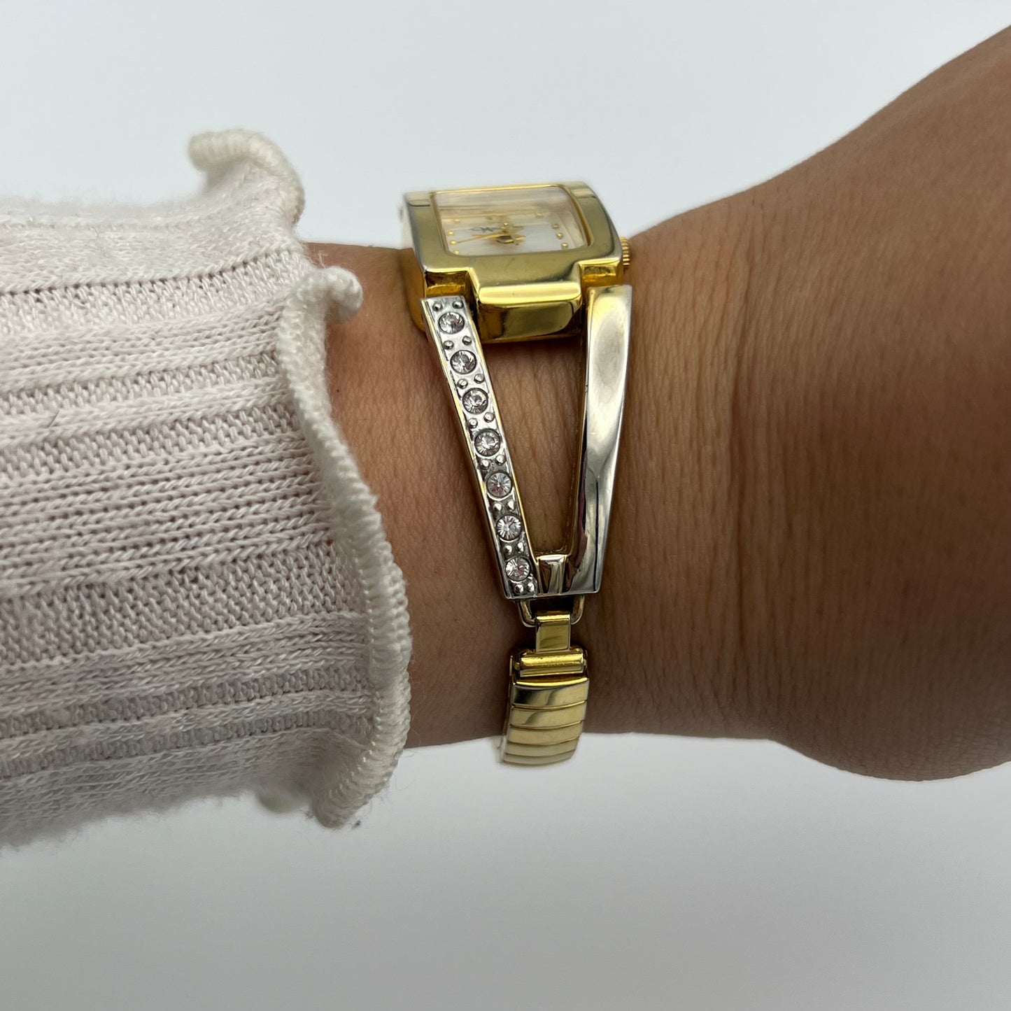 Diamanté Two-Toned Watch