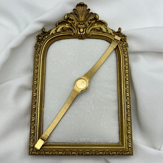 Seiko Round Dial Gold-Tone Watch
