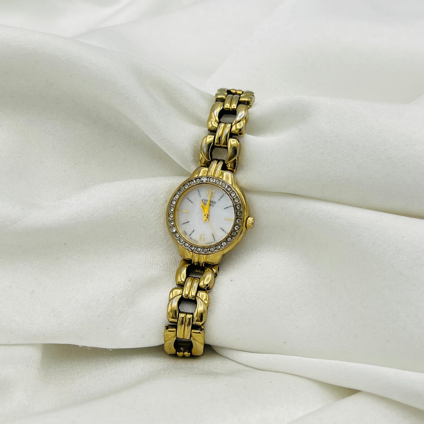 Citizen Diamanté Gold-Toned Watch