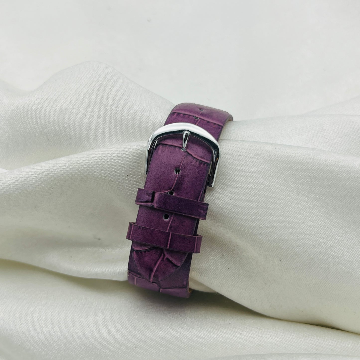 Purple Leather Watch