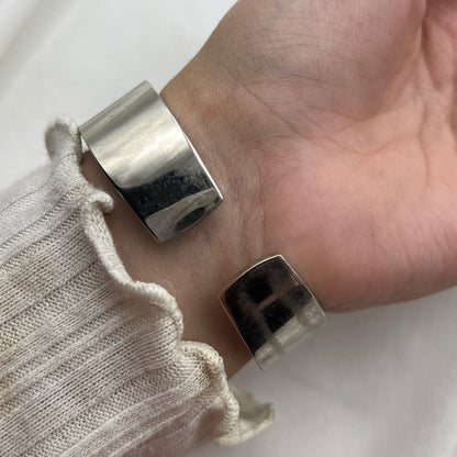 Leather Silver-Tone Watch