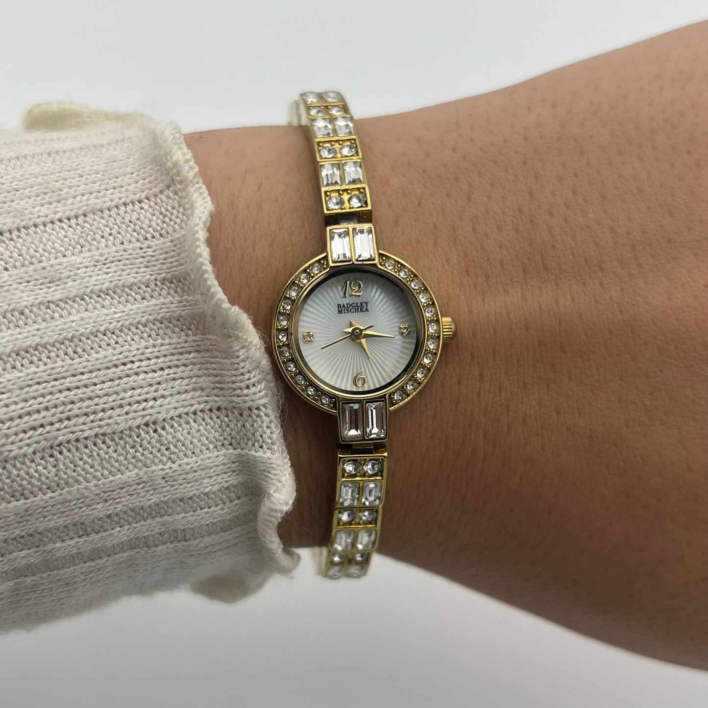 Baguette Gold-Toned Watch