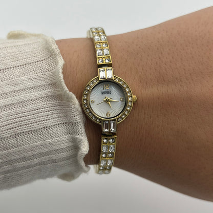 Baguette Gold-Toned Watch