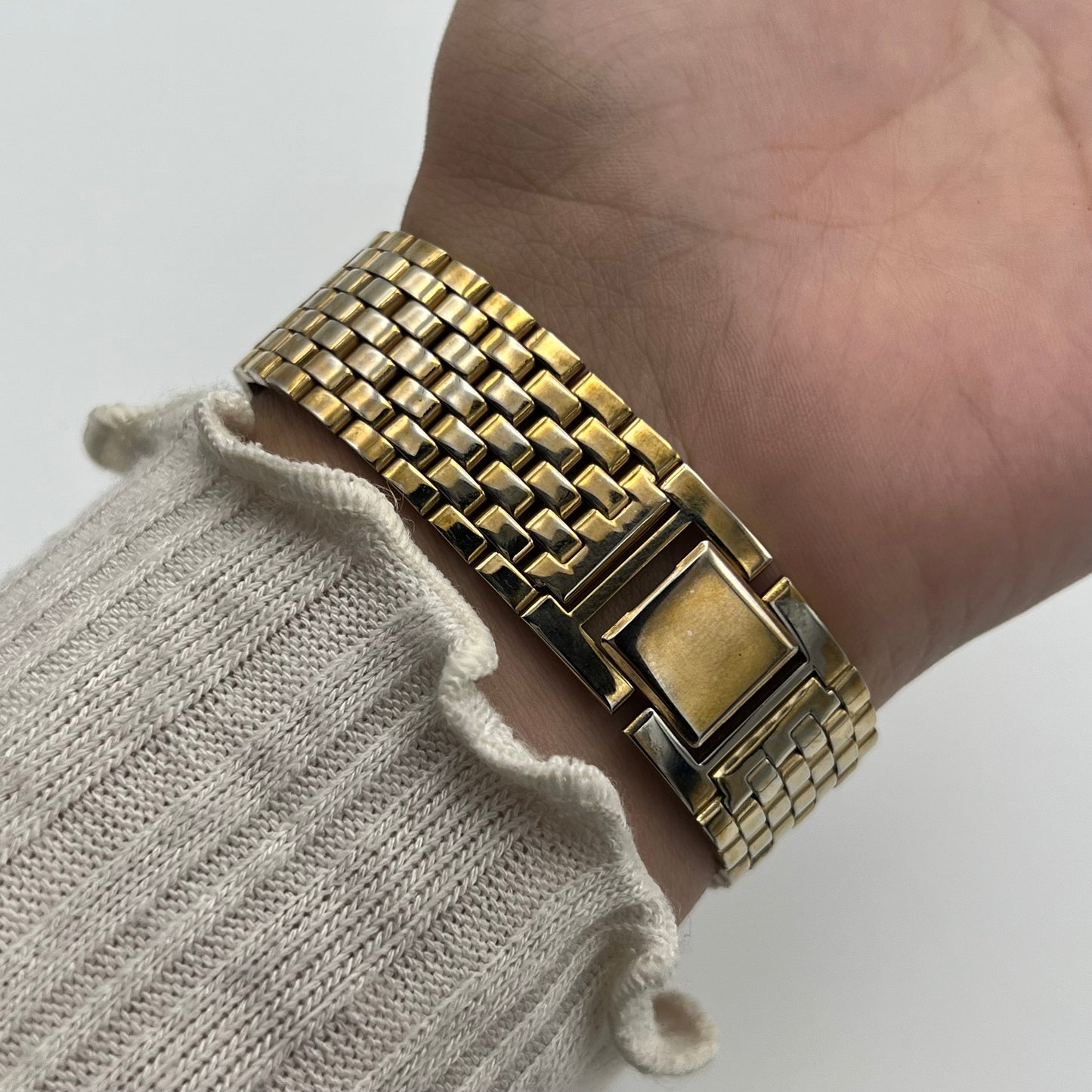 Diamanté Gold-Toned Watch
