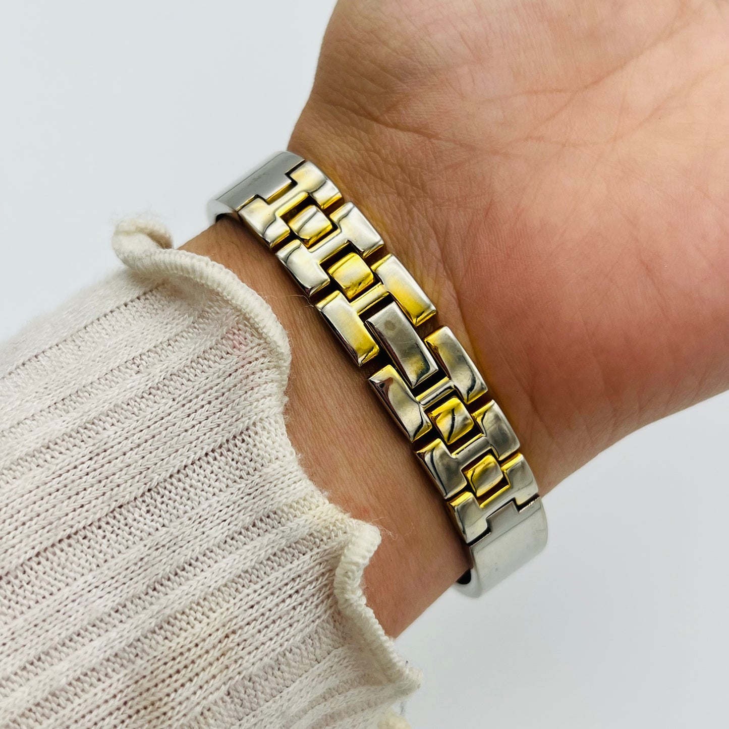 Cute Two-Toned Watch