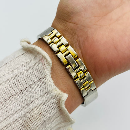 Cute Two-Toned Watch