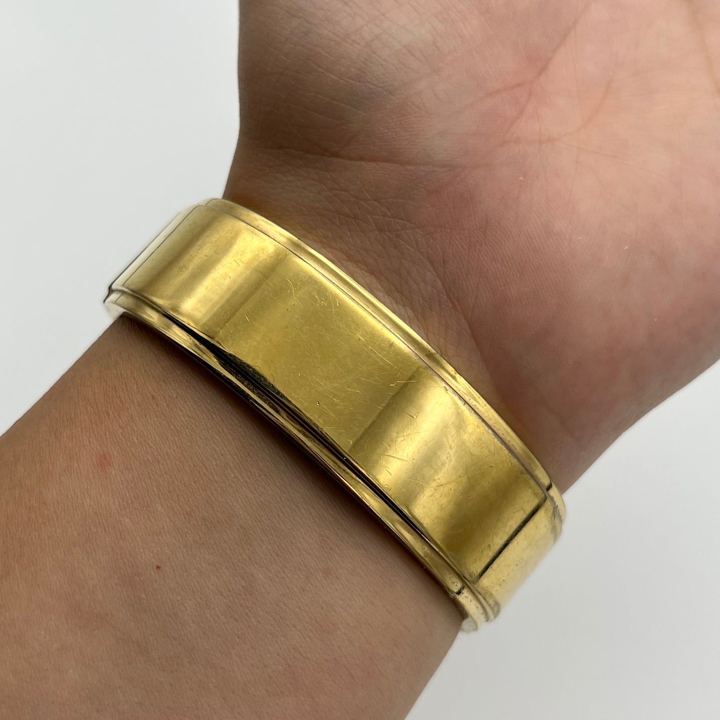 Gold-Toned Abalone Watch