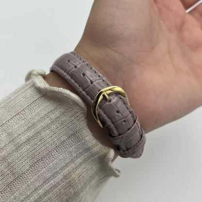 Purple Leather Watch