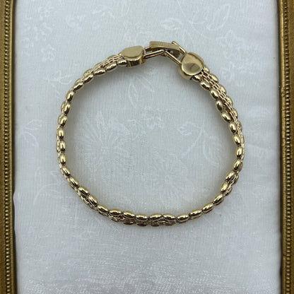 Woven Gold-Tone Bracelet