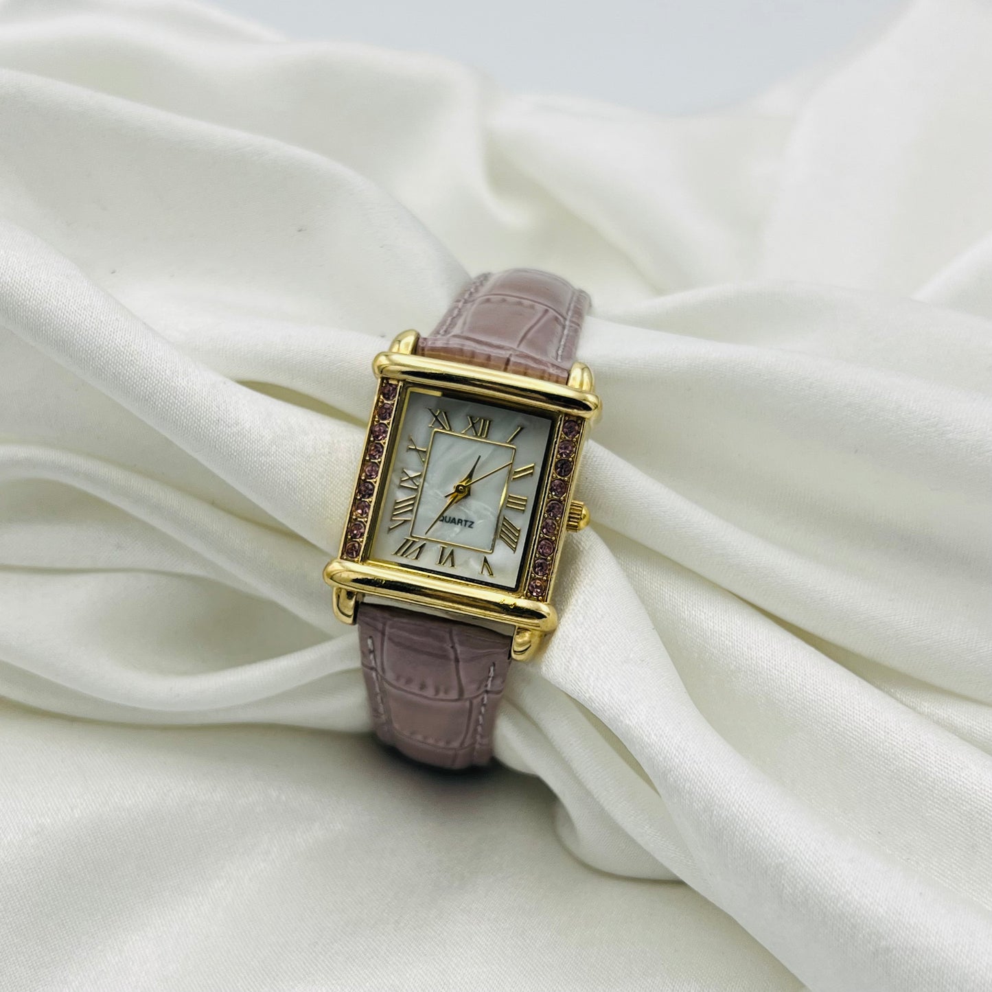 Purple Leather Watch