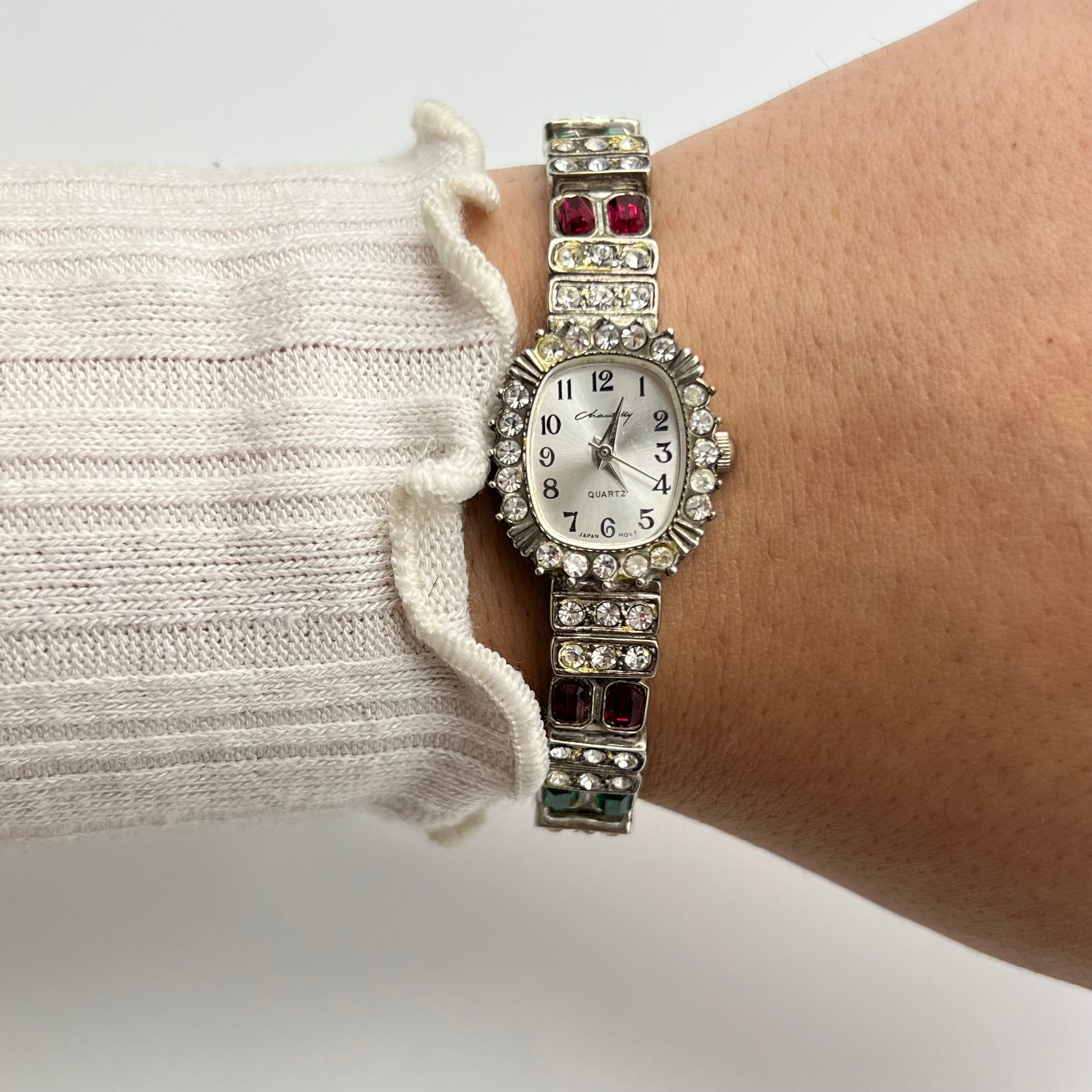 💙 Colorful Diamanté Bejeweled Watch