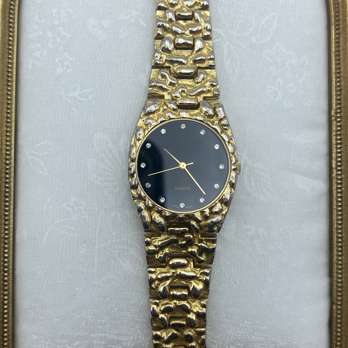 Gold-Tone Nugget Watch
