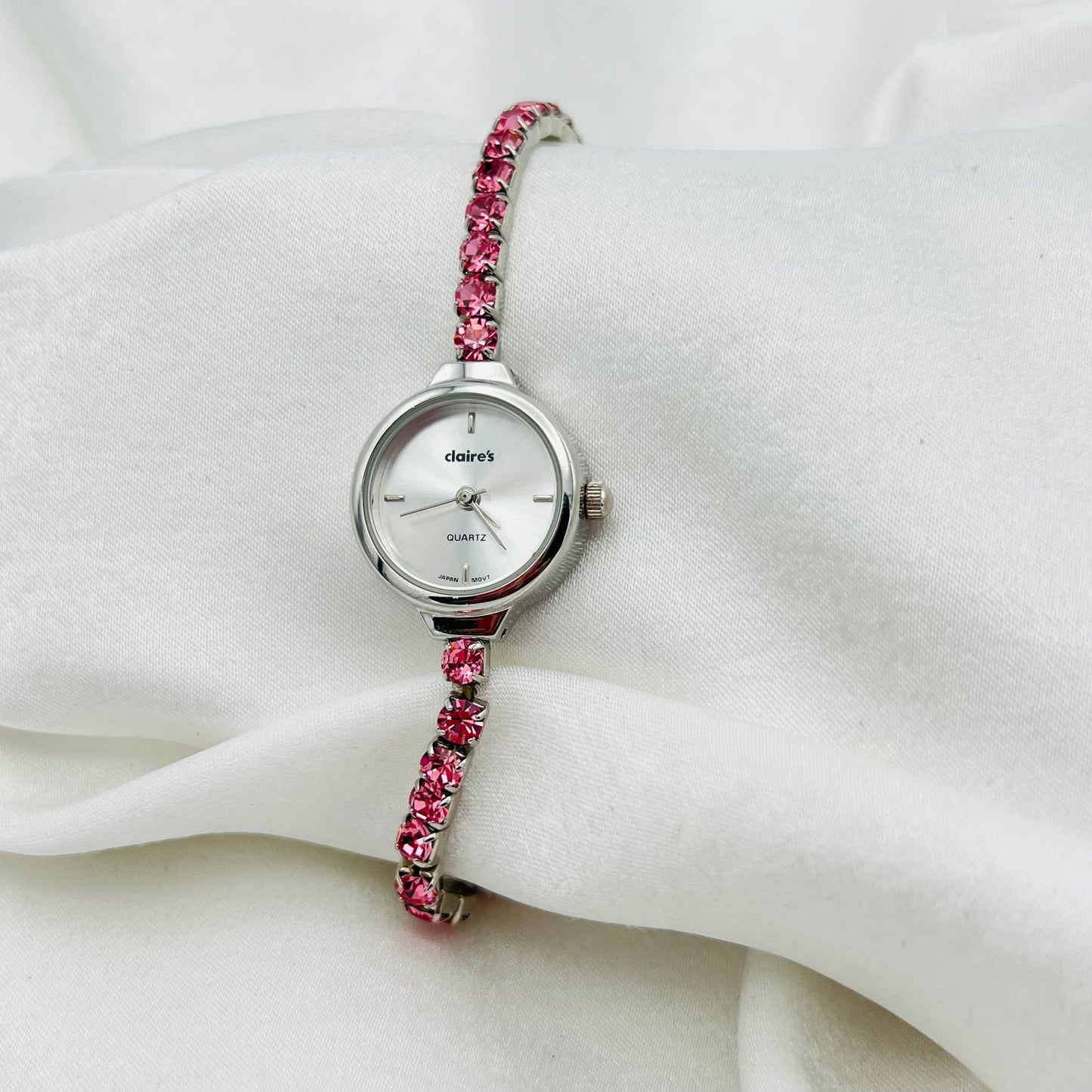 Pink Diamanté Watch