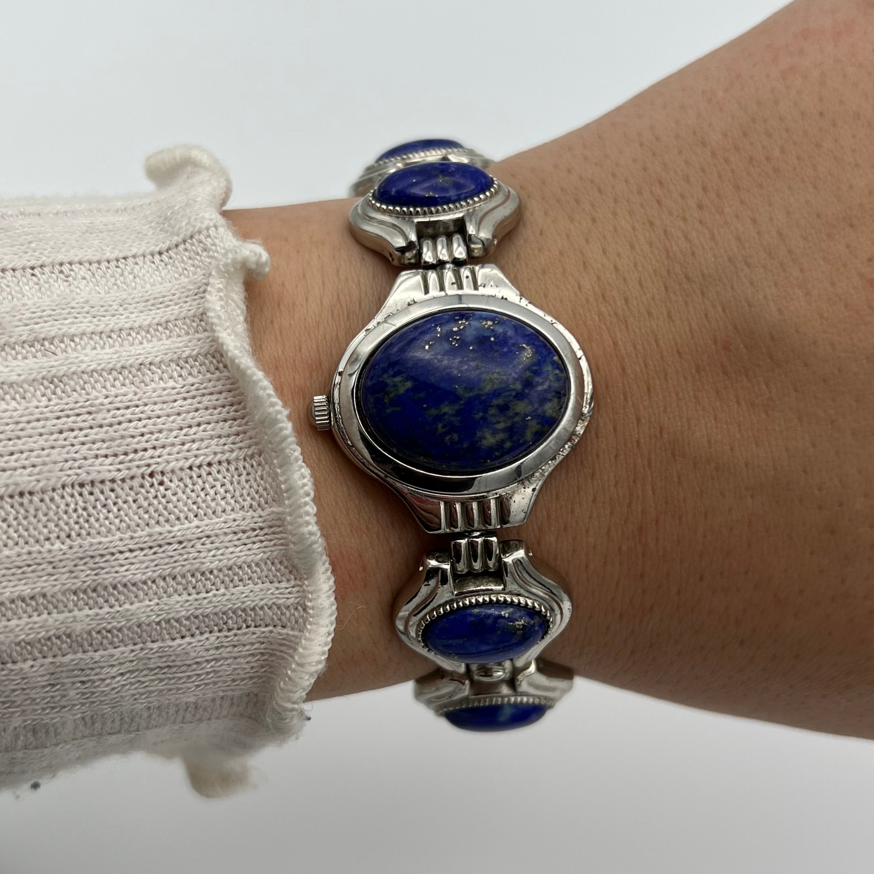 💙 Peek-a-boo Lapis Stone Watch