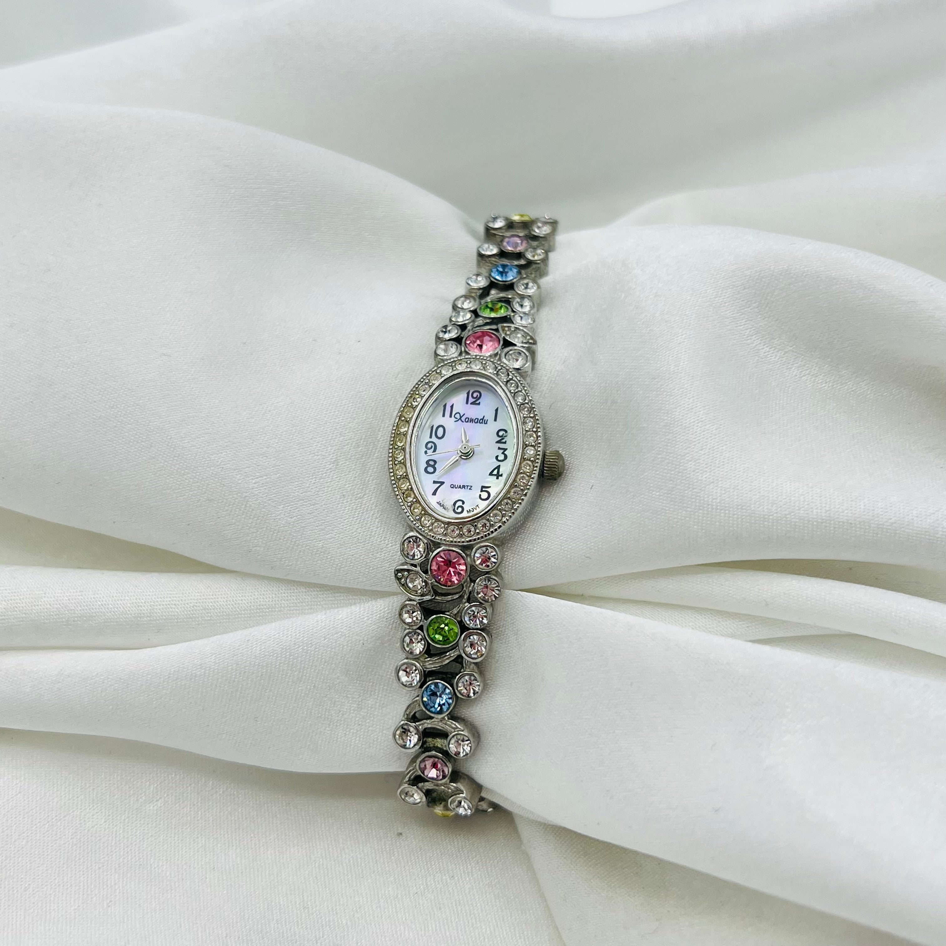 🩵🩷 Colorful Gemstone Watch
