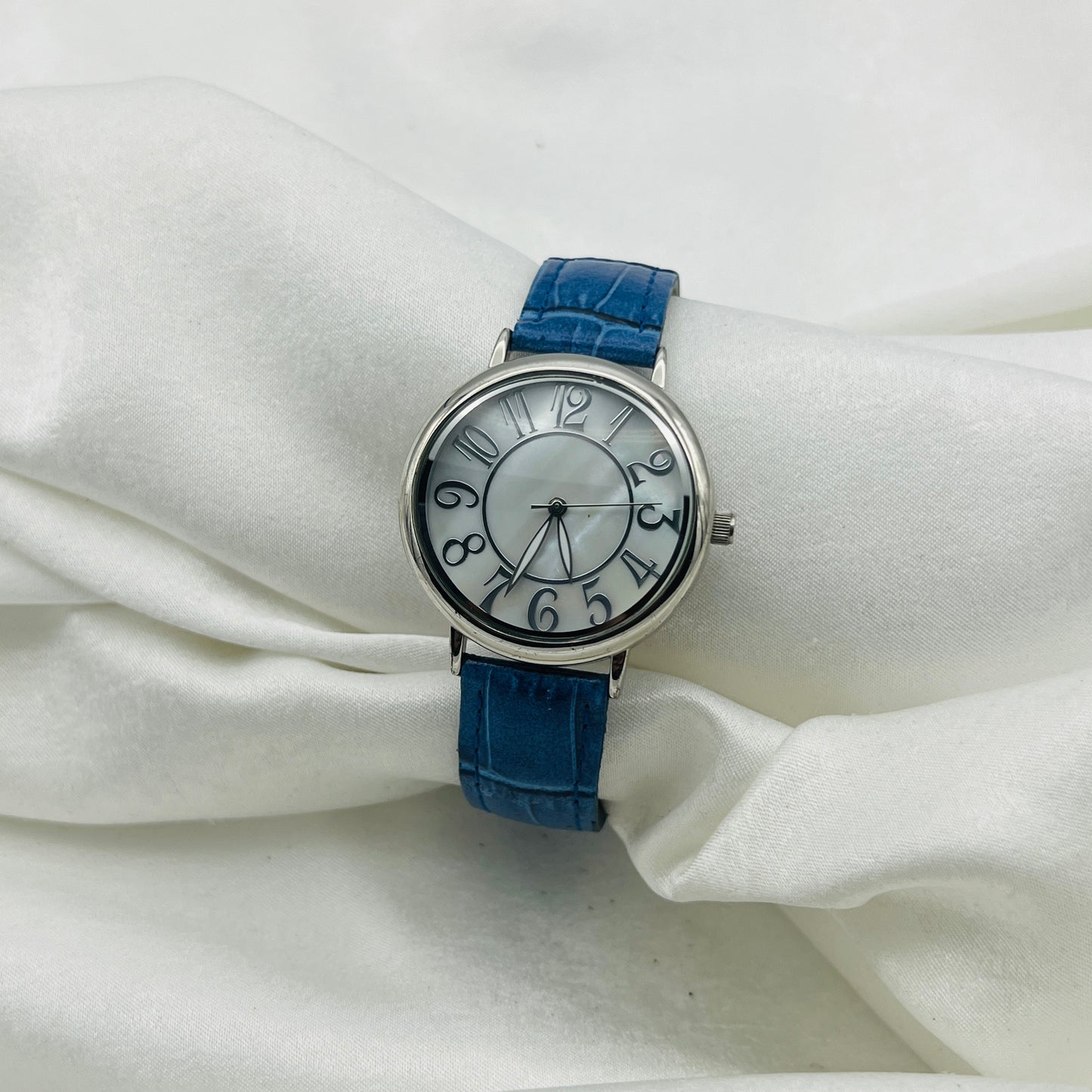 Blue Leather Watch
