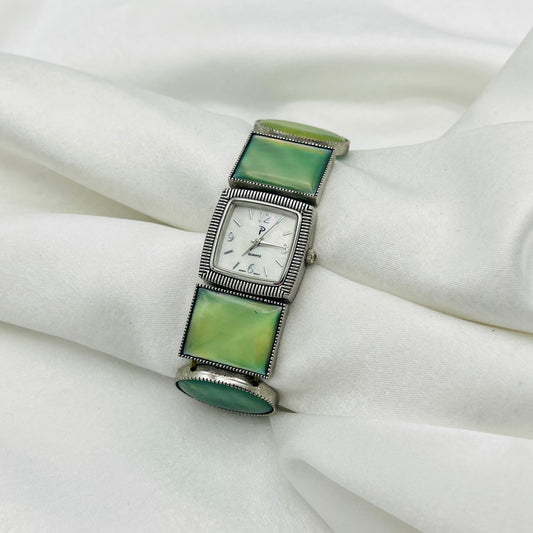 Green Pearlescent Watch