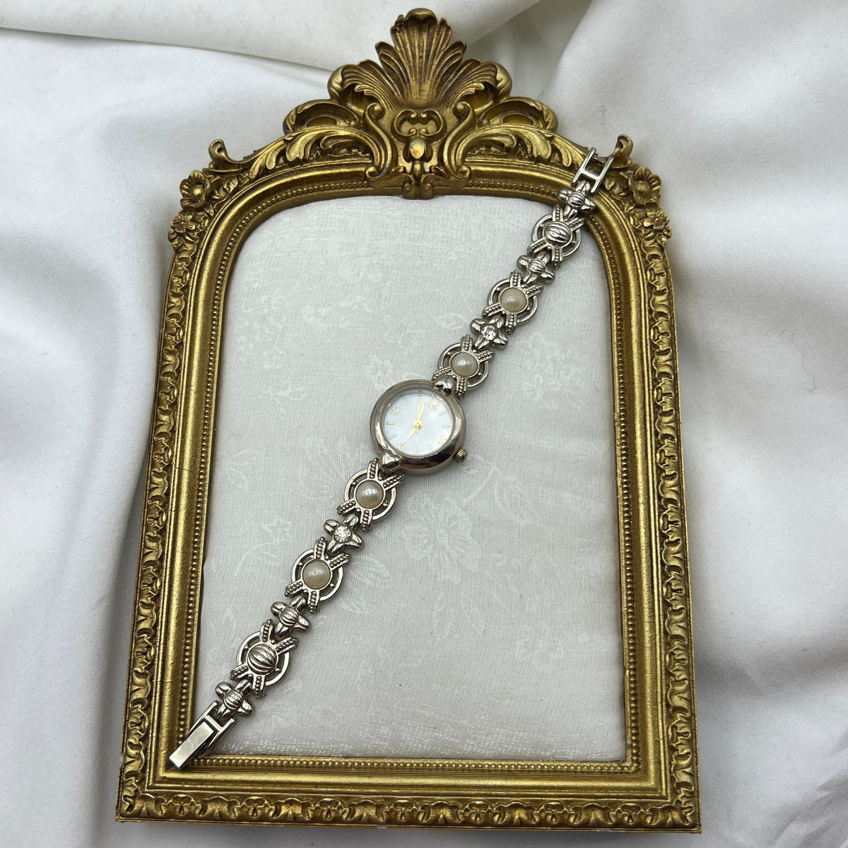 Heart & Pearl Geometric Watch