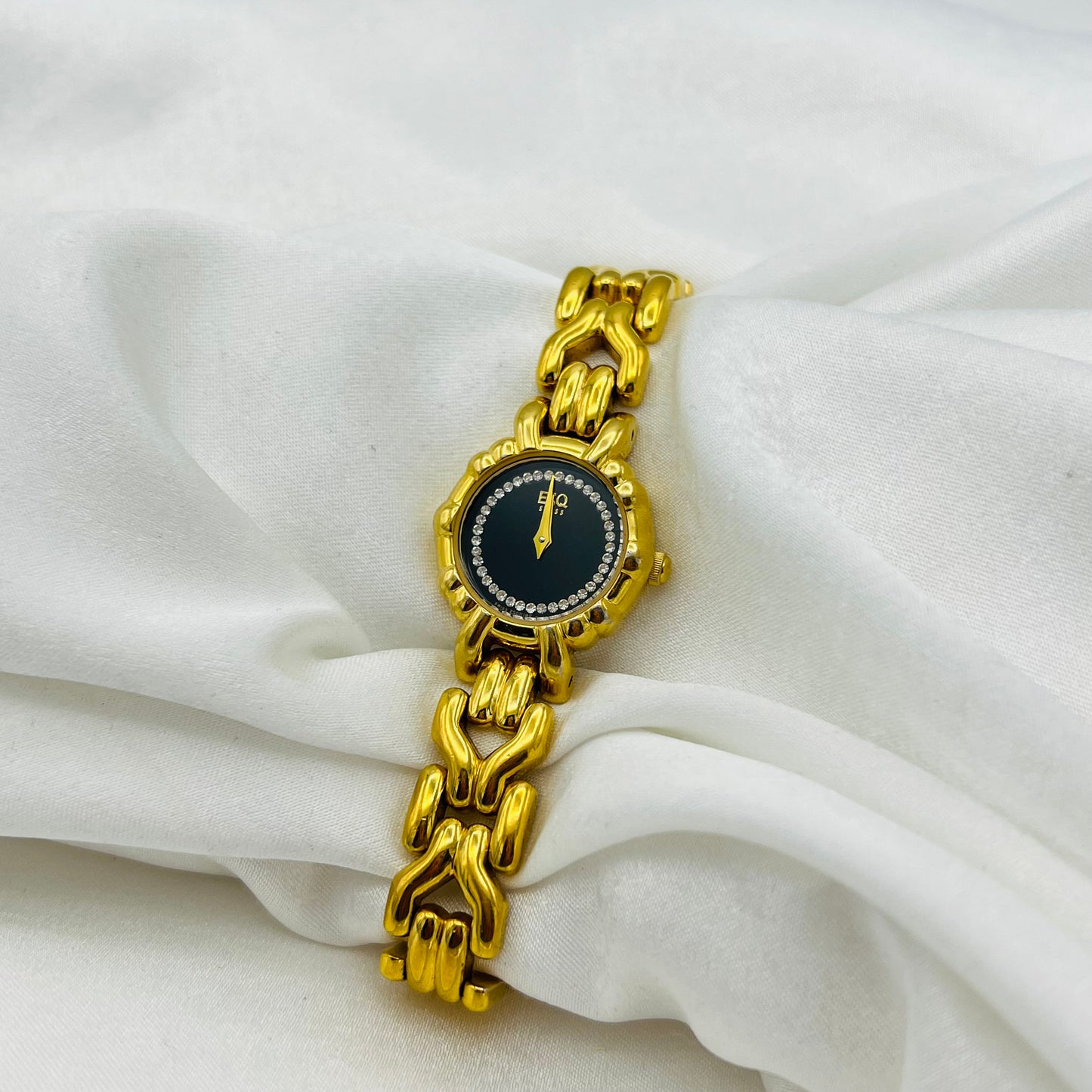 ✨ ESQ by Movado Gold-Toned Diamanté Dial Watch