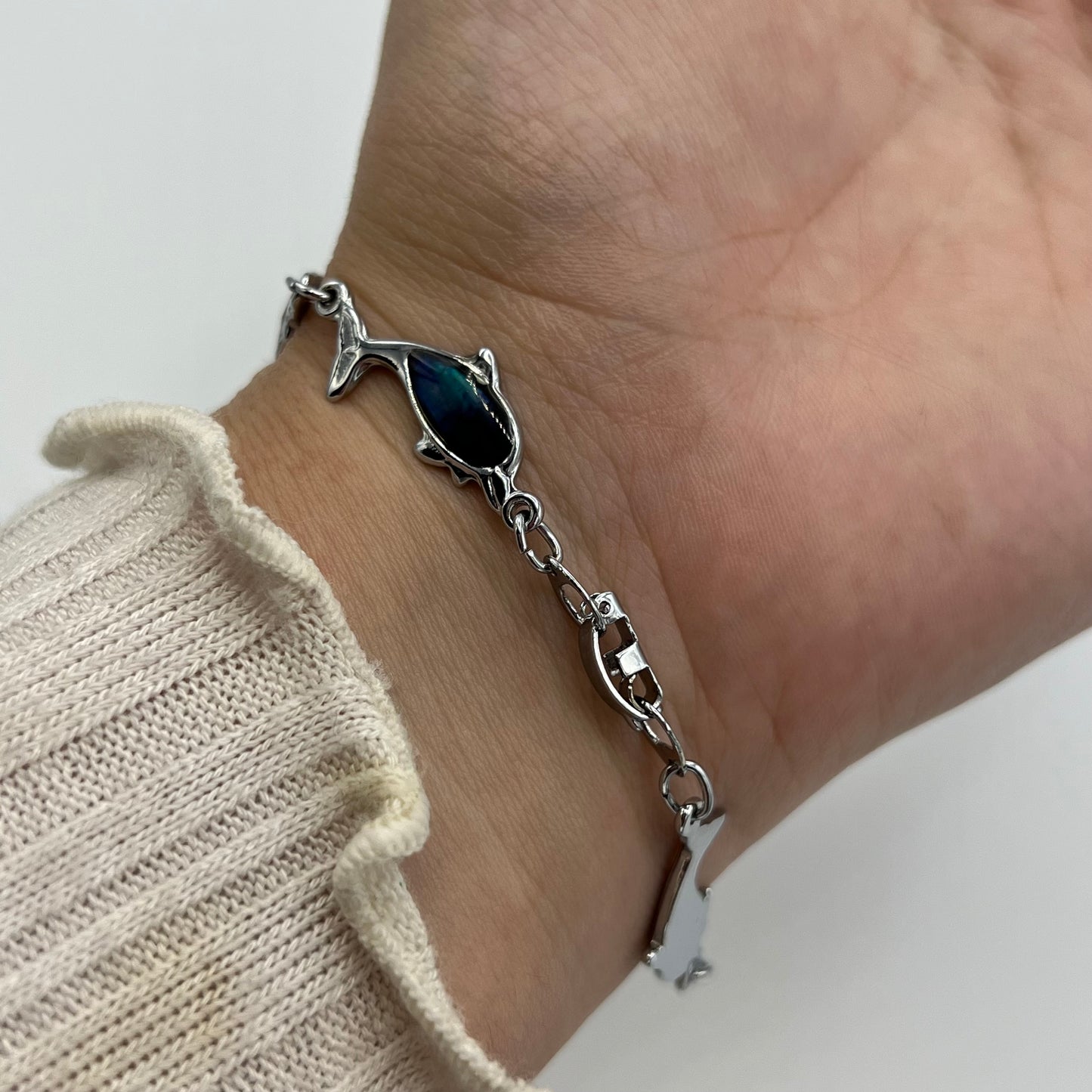 Abalone Dolphin Bracelet