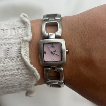 Baby Pink Dial Fossil Watch