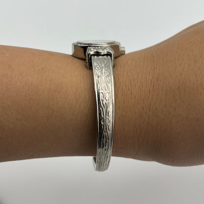 Detailed Silver-Toned Watch