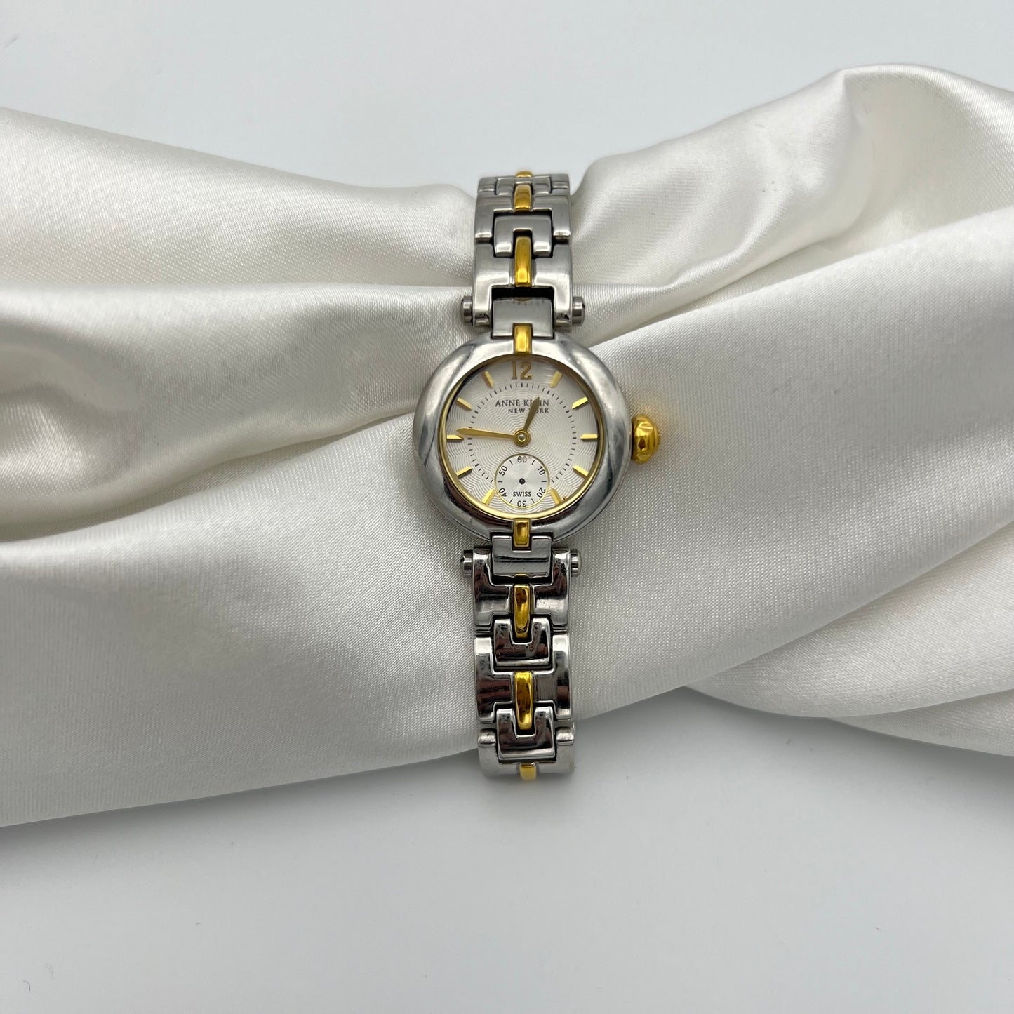 🩶💛 Anne Klein Two-Toned Watch