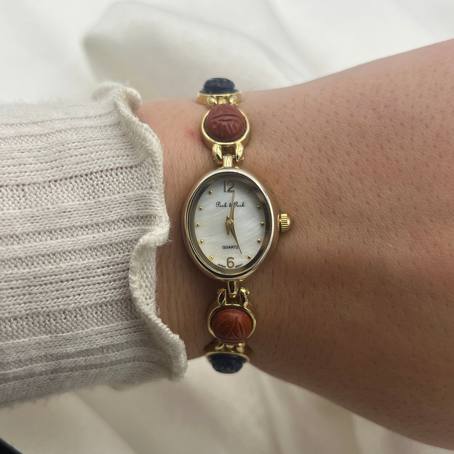 Scarab Gold-Toned Watch